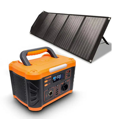qualité  1000w Portable Generator Power Station 12KG With Solar Panel usine