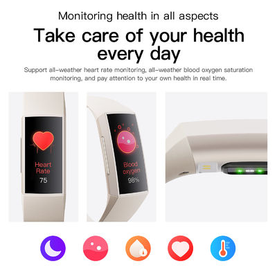 Coeur Rate Blood Pressure Monitor de Smart Watch de bracelet de forme physique de Bluetooth