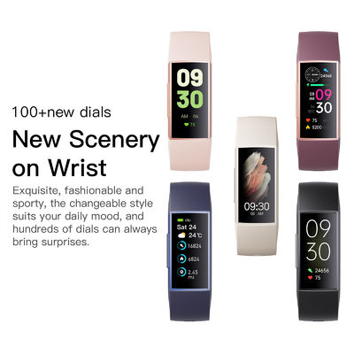 Coeur Rate Blood Pressure Monitor de Smart Watch de bracelet de forme physique de Bluetooth