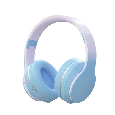 Écouteurs de Bluetooth d'ABS au-dessus d'oreille, écouteurs légers pliables avec la basse profonde