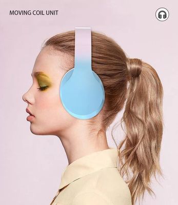 Écouteurs de Bluetooth d'ABS au-dessus d'oreille, écouteurs légers pliables avec la basse profonde