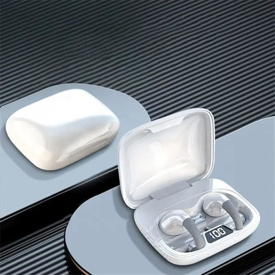 Clip de conduction osseuse d'écouteurs Bluetooth sans fil ABS TWS sur l'oreille