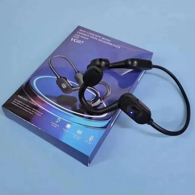 Écouteurs sans fil imperméables de Bluetooth de conduction d'os pas dans l'oreille