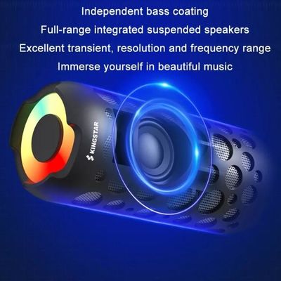 2 dans 1 radio d'écouteurs de TWS Bluetooth avec l'orateur portatif extérieur Mic Handsfree