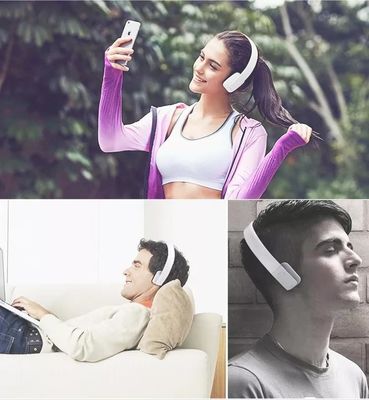 Les écouteurs se pliants de casque de Bluetooth, IPX5 imperméabilisent le véritable casque stéréo sans fil
