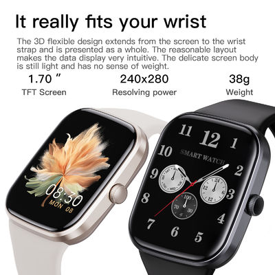 Coeur Rate Waterproof Smartwatch With ECG de sport et tension artérielle