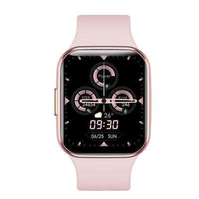 IP67 1,65 pouce Bluetooth appelle l'écran de couleur de Smart Watch de forme de place de Smartwatch Q23