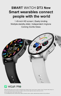 Smart Watch des sports des hommes des femmes auxiliaires de sports de NFC IP68 de voix imperméable de Smartwatch