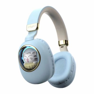 Cat Ear Bluetooth Headphones mignonne, bruit sans fil de Bluetooth décommandant des écouteurs