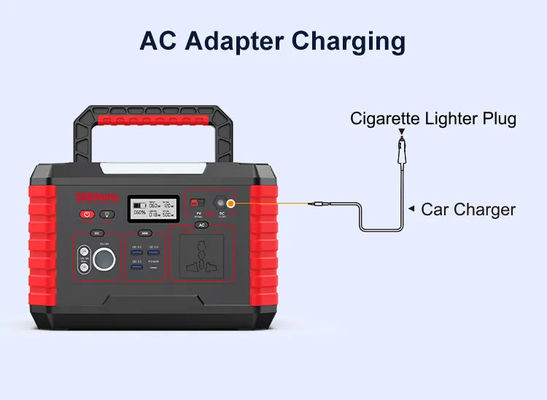 140400 MAh Emergency Portable Power Station 500W rechargeable