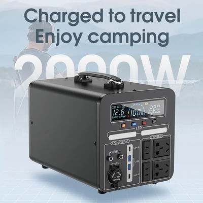 générateur solaire portatif de centrale du générateur 2000W pour le camping de panne d'électricité de secours