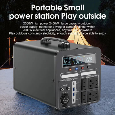 générateur solaire portatif de centrale du générateur 2000W pour le camping de panne d'électricité de secours