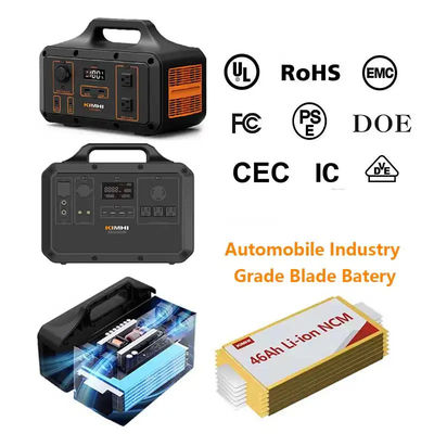 centrale 2000w portative, générateur solaire de batterie de lame