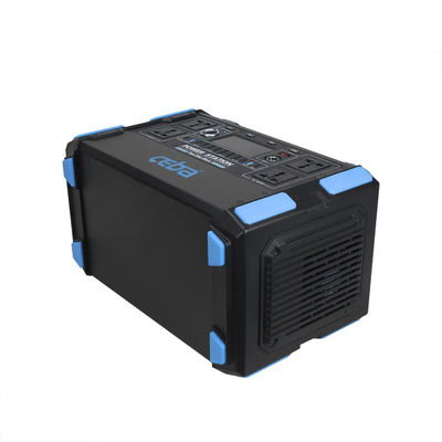 centrale portative de générateur solaire de batterie au lithium 1000W avec plier les panneaux solaires