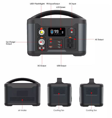 lithium Ion Portable Power Station, groupe électrogène de 626Wh 174000mAh solaire pour le camping