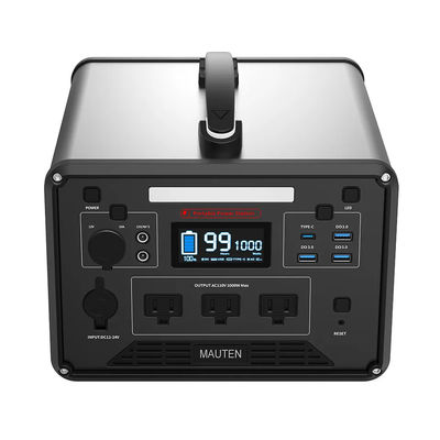 centrale portative de secours de 1000W 400000mah 12kg pour des outils