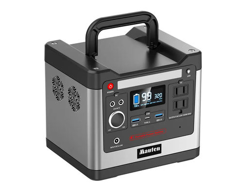 systèmes à énergie solaire portatifs de la centrale de lithium de 307wh Lifepo4 320W