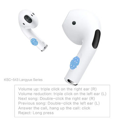 Les écouteurs sans fil de Bluetooth de sports dans l'oreille ébruitent décommander des écouteurs pour Iphone Samsung