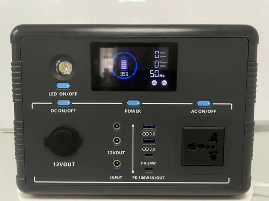 centrale solaire de 500W Lifepo4, certificats portatifs de FCC de la CE ROHS de centrale 518wh