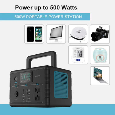 centrale solaire de 500W Lifepo4, certificats portatifs de FCC de la CE ROHS de centrale 518wh