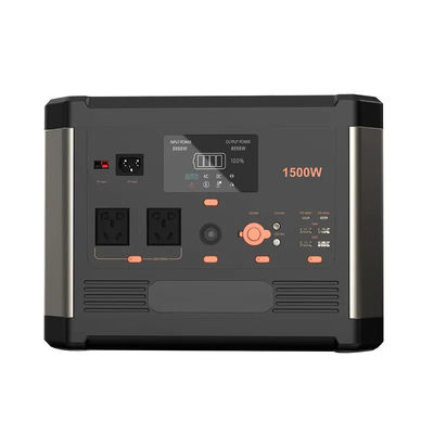 Centrale portative de la centrale de camping de secours 1500w 1536wh Lifepo4