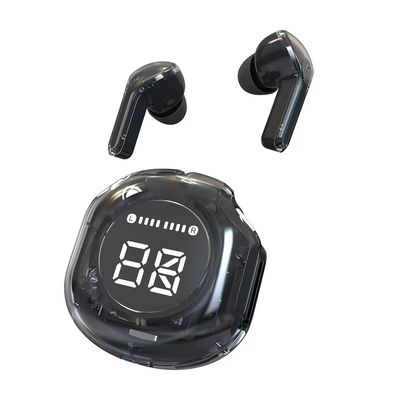 Écouteurs sans fil Écouteurs Bluetooth 48,5 heures de jeu avec affichage numérique LED